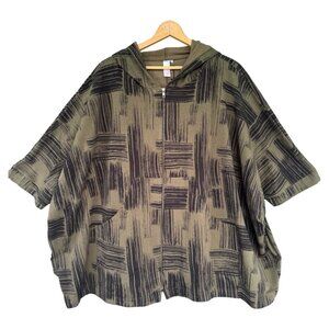 Flutter Oversized Hoodie Zip Jacket NWT